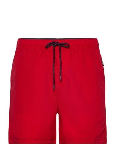 Sebago Waldo Packable Swim Shorts Röd