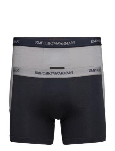 Emporio Armani Mens Knit 2Pack Boxer Multi/patterned