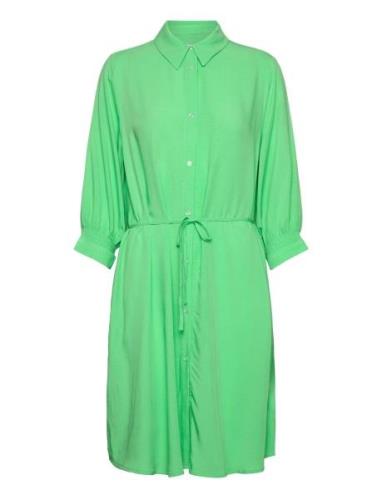 Srelianna Shirt Dress Kort Klänning Green Soft Rebels