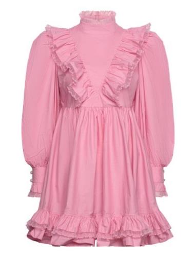 Louisa Kort Klänning Pink Custommade
