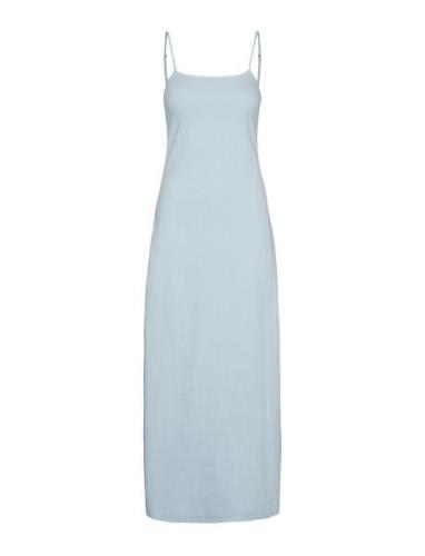 Vmmathilde Sl Slim Maxi Dress D1 Maxiklänning Festklänning Blue Vero M...
