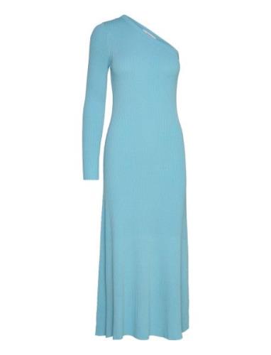 Knitted Dress Maxiklänning Festklänning Blue IVY OAK