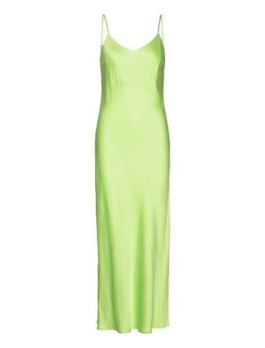 Slfregi Slip Ankle Dress B Maxiklänning Festklänning Green Selected Fe...