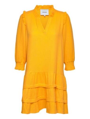 Hemma Knee Length Dress 1 Kort Klänning Orange Minus
