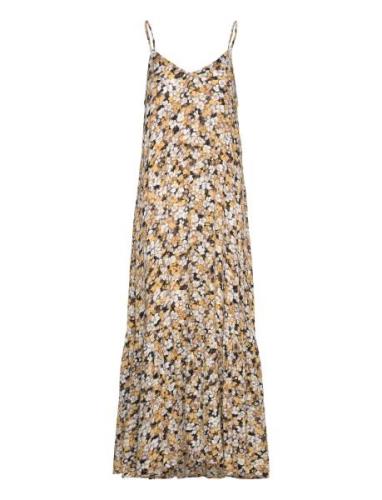 Slzaya Strap Dress Maxiklänning Festklänning Brown Soaked In Luxury
