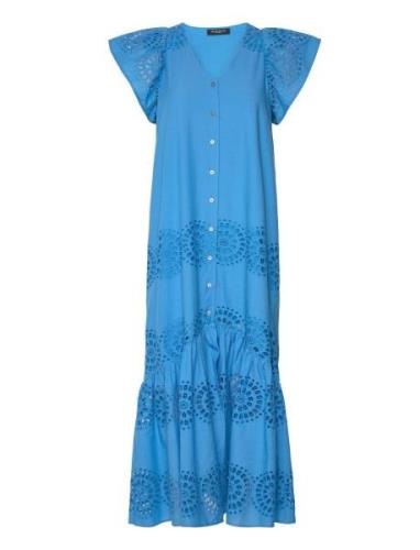 Weigela Haniela Dress Maxiklänning Festklänning Blue Bruuns Bazaar