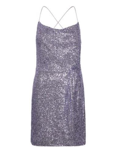 D6Obu Sequins Dress Kort Klänning Grey Dante6