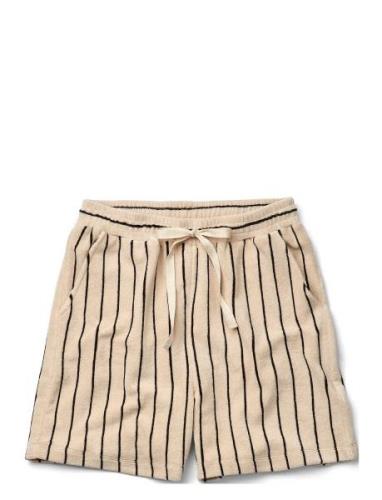 Naram Knitted Shorts Pyjamas Beige Bongusta