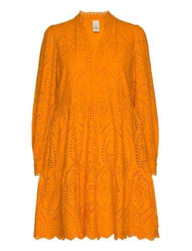 Yasholi Ls Dress S. Noos Kort Klänning Orange YAS