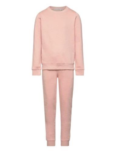 Sweat Set Sets Sweatsuits Pink Minymo