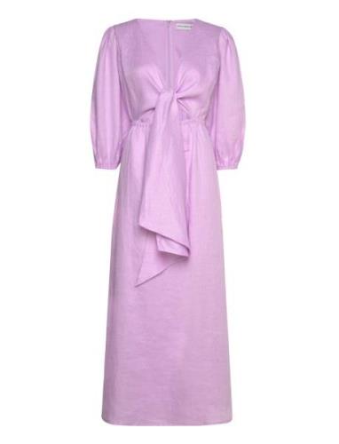 La Mia Maxi Dress Maxiklänning Festklänning Purple Faithfull The Brand