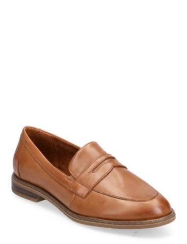 Women Slip-On Loafers Låga Skor Beige Tamaris