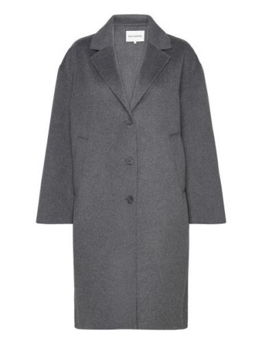 Kapiteeli Solid Outerwear Coats Winter Coats Grey Marimekko