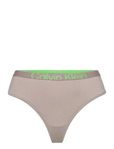 Modern Thong Stringtrosa Underkläder Brown Calvin Klein