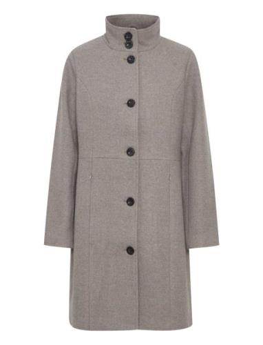 Frpenelope Ja 1 Outerwear Coats Winter Coats Grey Fransa
