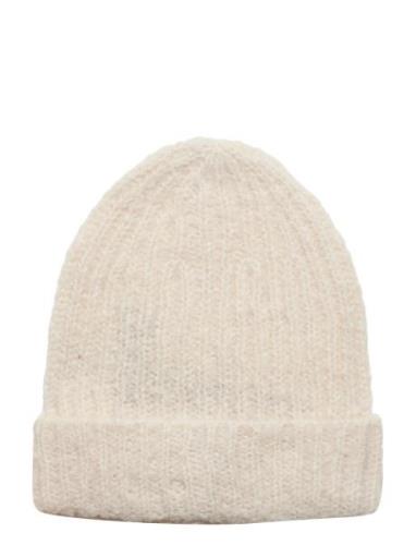 Alpaca Hat Accessories Headwear Beanies Cream Rosemunde