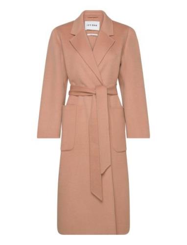 IVY OAK Belted Double Face Coat Rosa