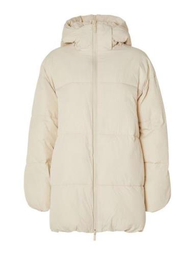 Selected Femme Slffraya Puffer Jacket B Beige