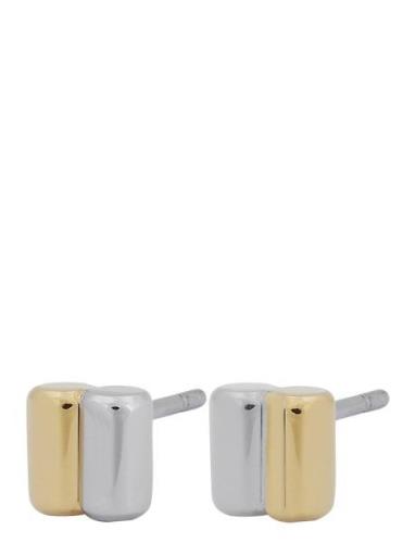 Akin Studs S Gold Steel Accessories Jewellery Earrings Studs Gold Edbl...