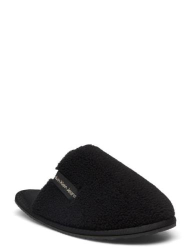 Calvin Klein Hotel Slipper Surfaces Sherpa Wn Svart