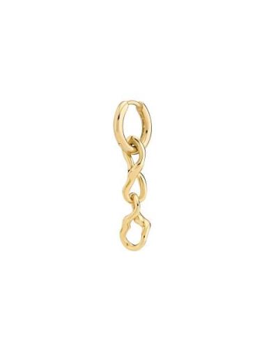 Selene Accessories Jewellery Earrings Hoops Gold Maria Black