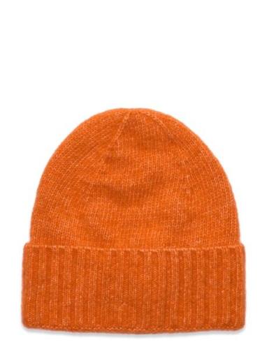 Lenny Beanie Accessories Headwear Beanies Orange Becksöndergaard