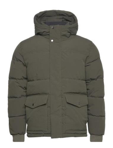 Jack & J S Jjdavid Puffer Jacket Khaki Green