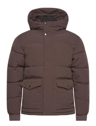 Jack & J S Jjdavid Puffer Jacket Brun