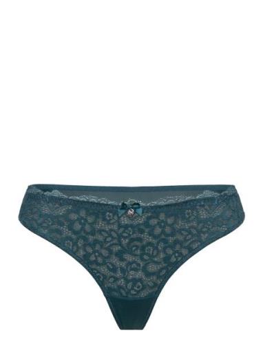 Marine String R Stringtrosa Underkläder Blue Hunkemöller