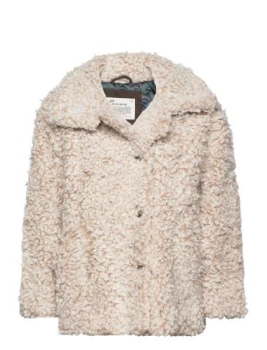 Katrina Jacket Outerwear Faux Fur Cream ODD MOLLY