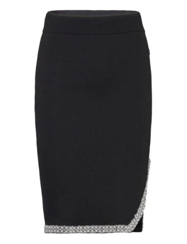 Fashion Knit Skirt Kort Kjol Black Karl Lagerfeld