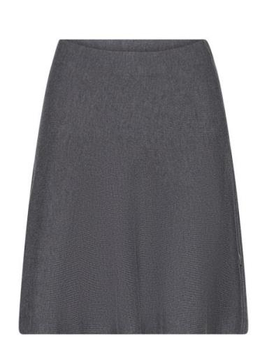 Triny Merino Skirt Kort Kjol Grey Ella&il