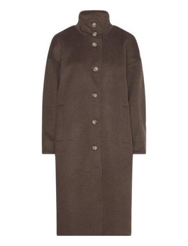 Anni Coat Outerwear Coats Winter Coats Brown NORR