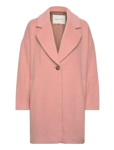 Cocoon Coat Outerwear Coats Winter Coats Pink GANT