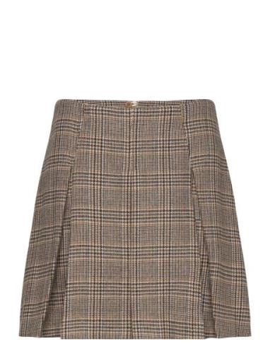 Woven Skirts Kort Kjol Brown Marc O'Polo