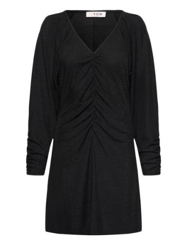 Eva Short Dress Kort Klänning Black A-View