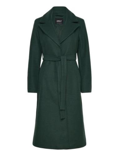 Onlclara X-Long Coat Cs Otw Outerwear Coats Winter Coats Green ONLY