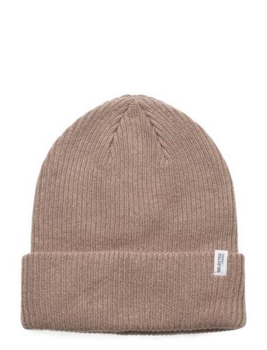 Selected Homme Slhcray Beanie Beige