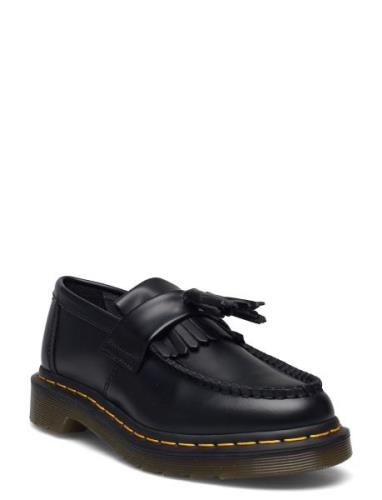 Adrian Ys Black Smooth Loafers Låga Skor Black Dr. Martens