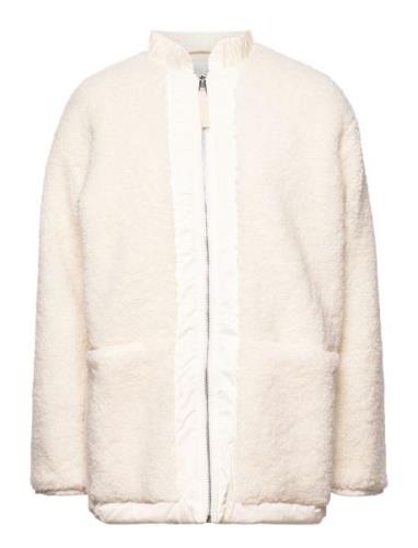 Rodebjer Alora Outerwear Faux Fur Cream RODEBJER