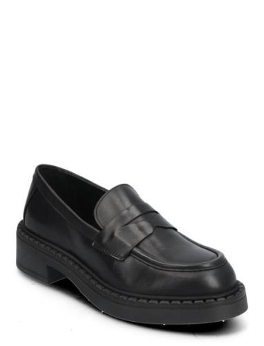 Nayeli Loafers Låga Skor Black Pavement