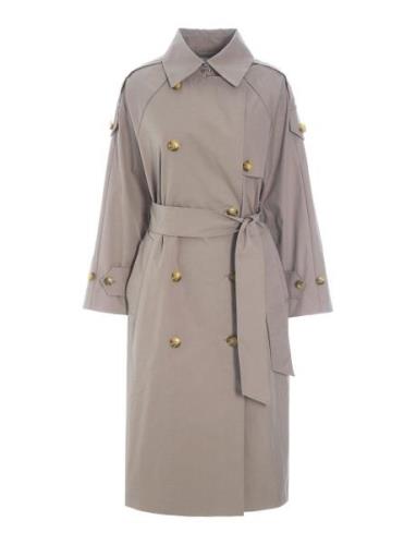 Threzadea Trench Coat Rock Beige Dea Kudibal