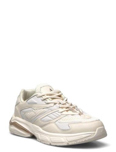 Gravity Leather Space-R White Green Låga Sneakers Cream ARKK Copenhage...