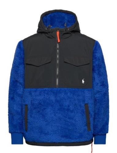 Hybrid Hoodie Outerwear Jackets Anoraks Blue Polo Ralph Lauren