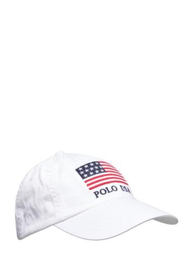 Flag Chino Ball Cap Accessories Headwear Caps White Polo Ralph Lauren