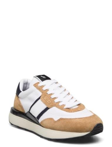 Train 89 Leather & Oxford Sneaker Låga Sneakers White Polo Ralph Laure...