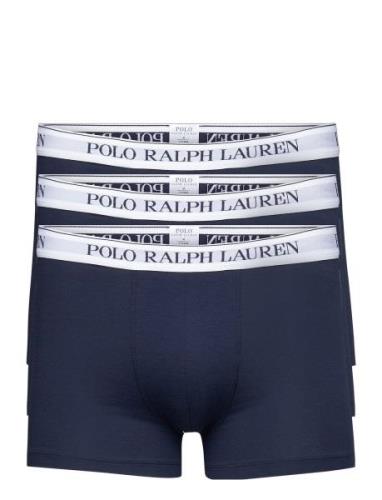 Bci Cotton/Elastane-3Pk-Trn Boxerkalsonger Blue Polo Ralph Lauren Unde...