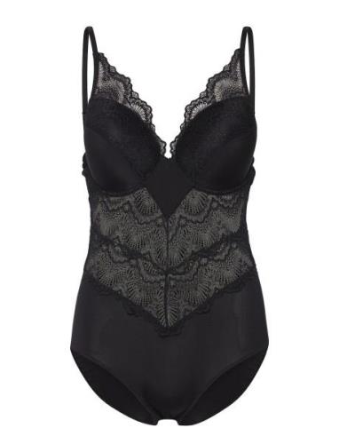 Tanya Body W Bra Fill Bodies Slip Black Missya