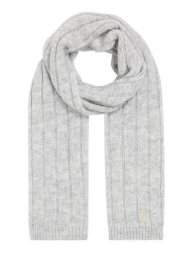 Th Timeless Scarf Accessories Scarves Winter Scarves Grey Tommy Hilfig...