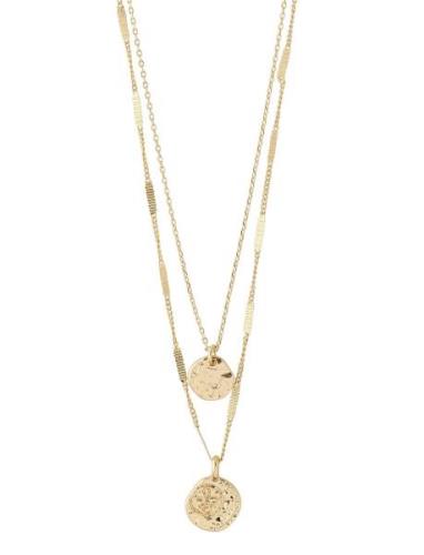 Pilgrim Haven 2-In-1 Coin Necklace Guld